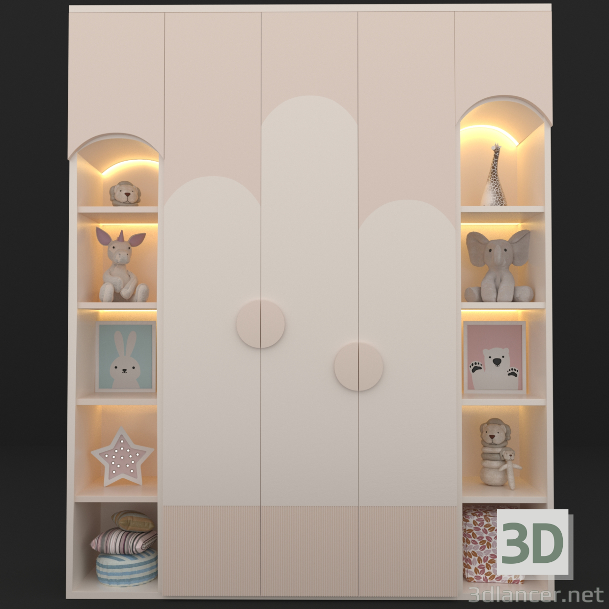 modèle 3D de Armoire acheter - rendu