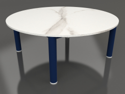 Table basse D 90 (Bleu nuit, DEKTON Aura)