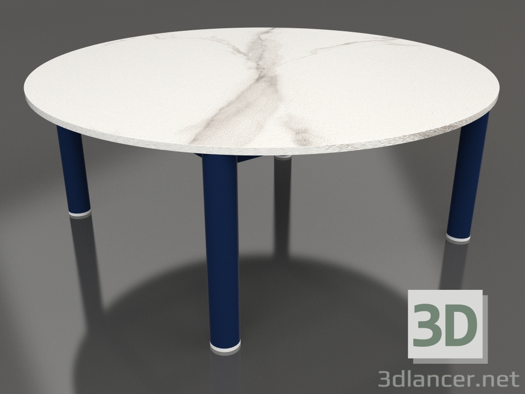 3D Modell Couchtisch D 90 (Nachtblau, DEKTON Aura) - Vorschau