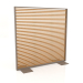 3d model Partition made of artificial wood and aluminum 150x150 (Roble golden, Bronze) - preview