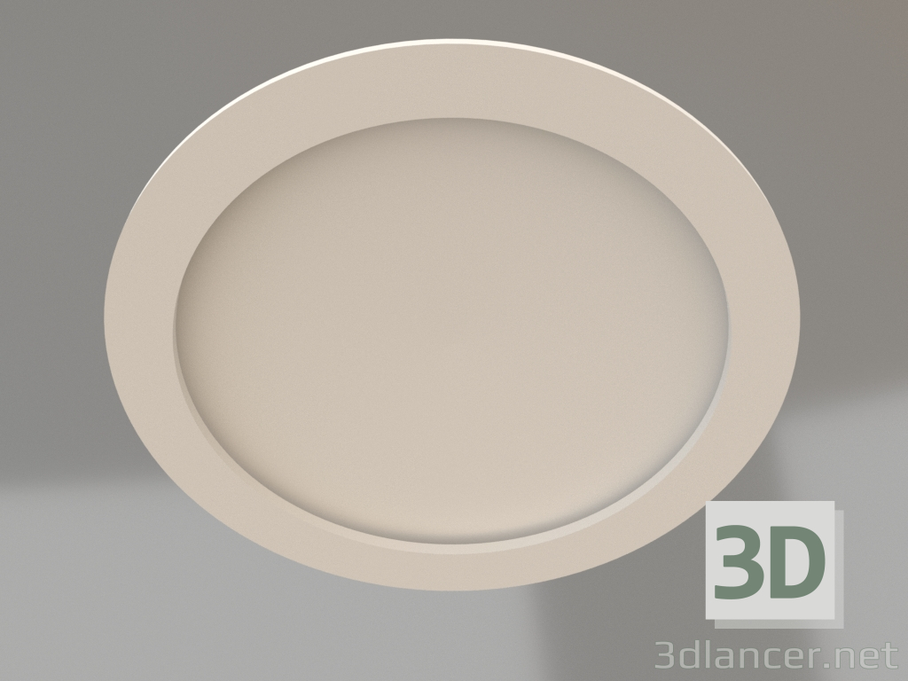 3d model Gypsum dome lamp DOME 001 (866x65) - preview