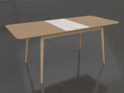 Dining table Ekarma folding 1840x800 mm (Oak bleached, option 1)