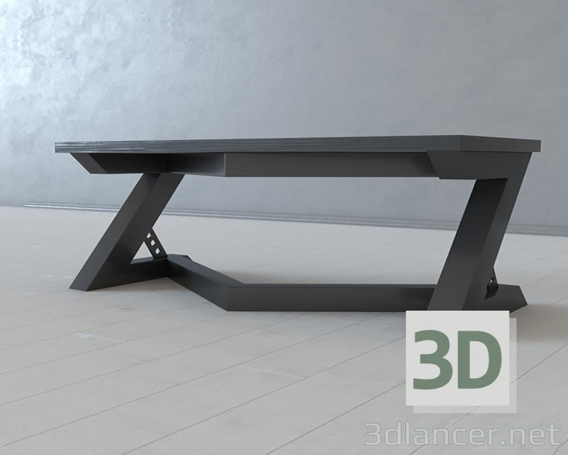 Modelo 3d Mesa moderna - preview