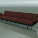 3D Modell Zentralmodul Lounge 4404 (L 270 cm, schwarz) - Vorschau