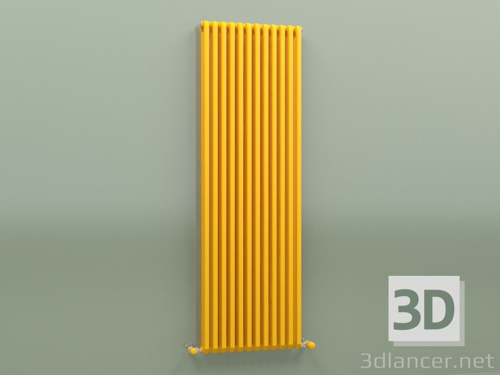 3d model Radiator SAX 2 (H 1500 12 EL, Melon yellow - RAL 1028) - preview