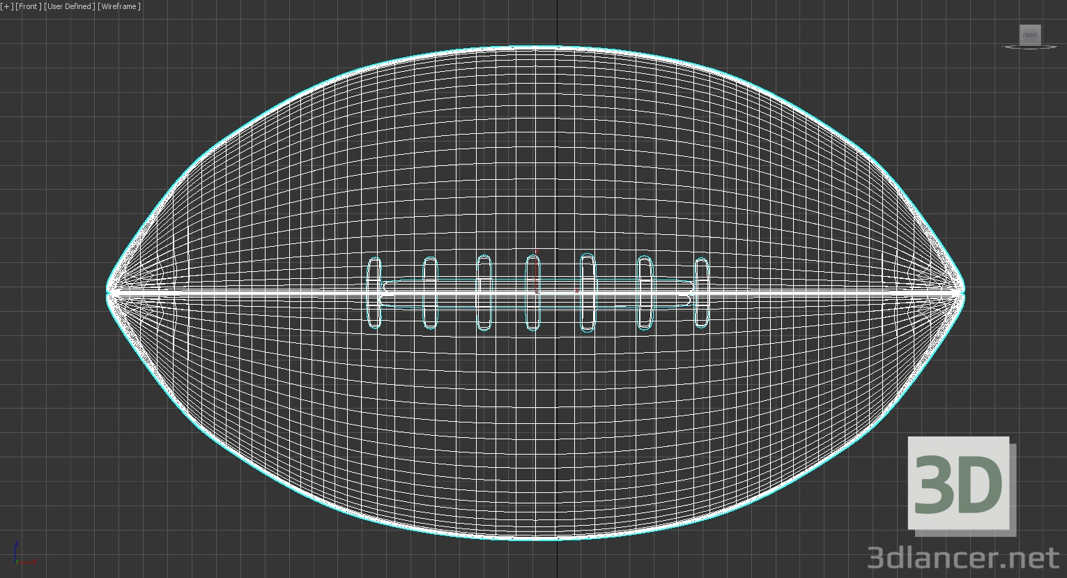 modèle 3D de Ballon de rugby acheter - rendu