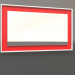 3d model Mirror ZL 18 (750x450, white, luminous orange) - preview