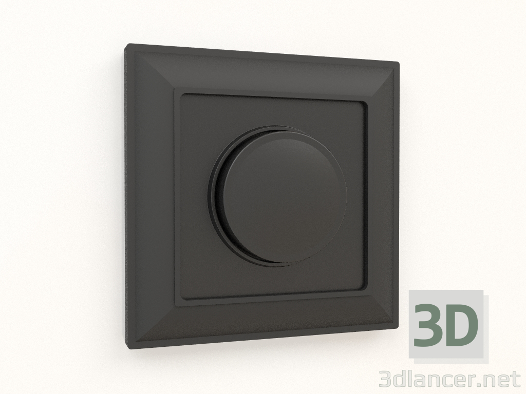 modello 3D Dimmer (nero opaco) - anteprima