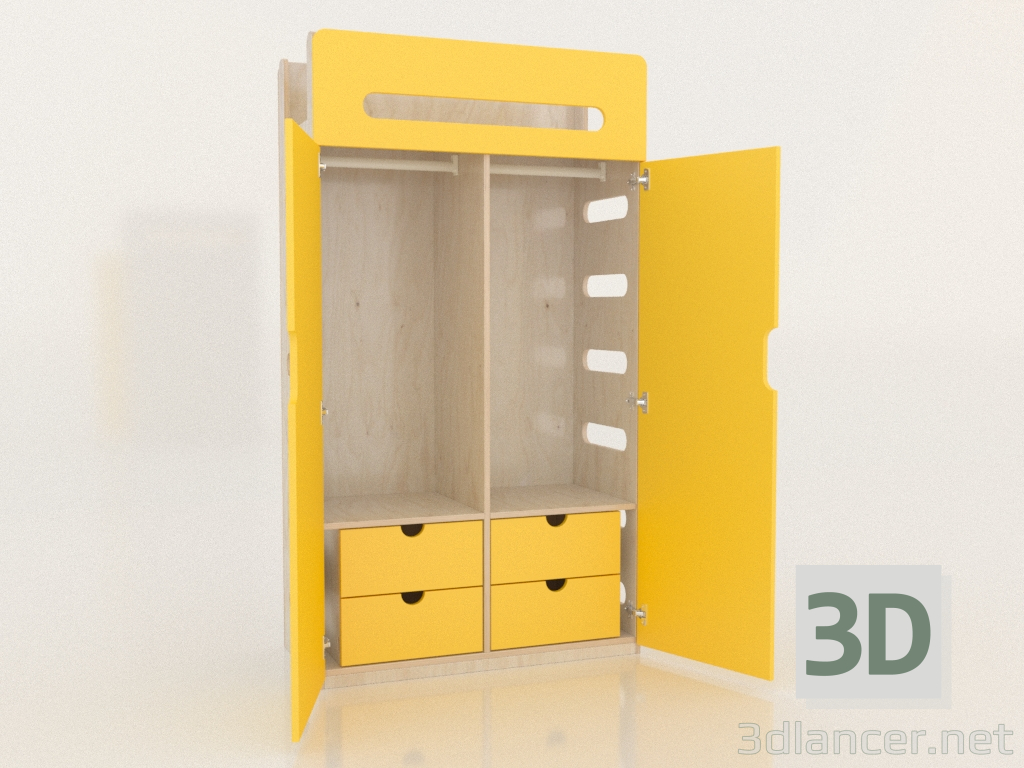 modèle 3D Armoire ouverte MOVE WE (WYMWE1) - preview