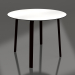 3d model Round dining table Ø90 (Black) - preview