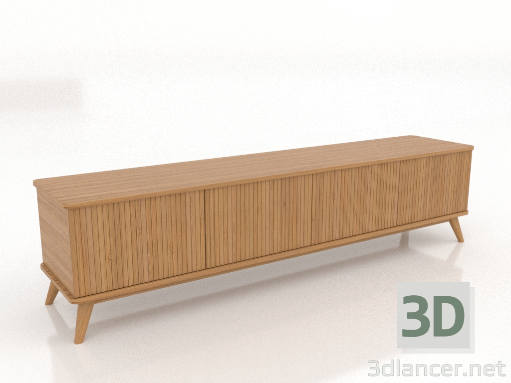 Modelo 3d Suporte de TV GRANDE 2000 mm (carvalho natural) - preview Modelo 3d Suporte de TV GRANDE 2000 mm (carvalho natural) - preview