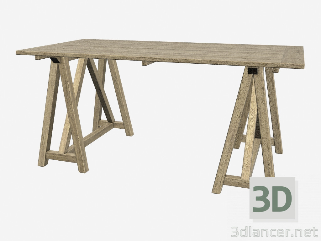 modello 3D Lavorare tabella Preston (302.001) - anteprima