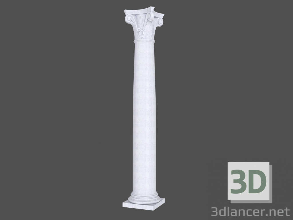 3D Modell Säule (K25K) - Vorschau