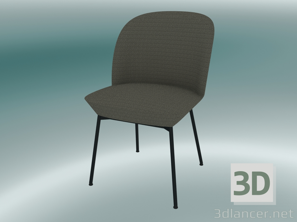 modèle 3D Chaise Oslo (Ocean 52, noir anthracite) - preview