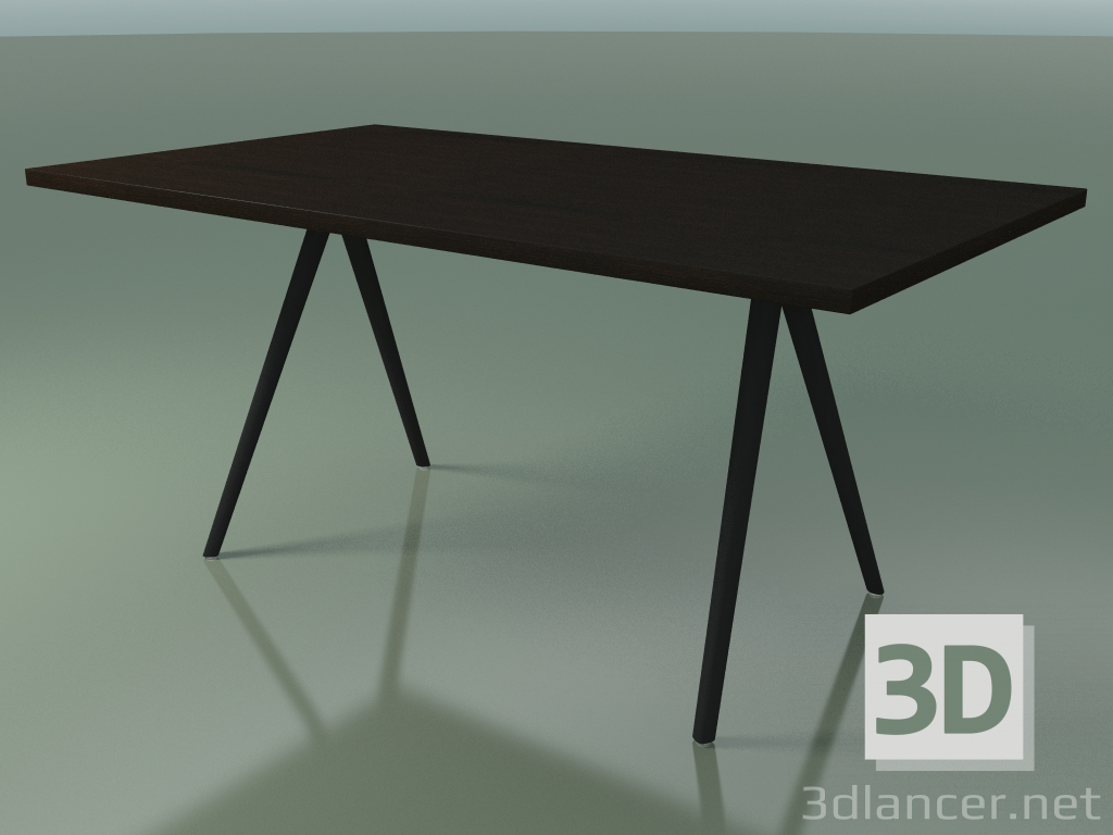 Modelo 3d Mesa retangular 5431 (H 74 - 90x160 cm, pés 150 °, folheados L21 wenge, V44) - preview