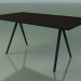 3D Modell Rechteckiger Tisch 5431 (H 74 - 90x160 cm, Beine 150 °, furniert L21 wenge, V44) - Vorschau