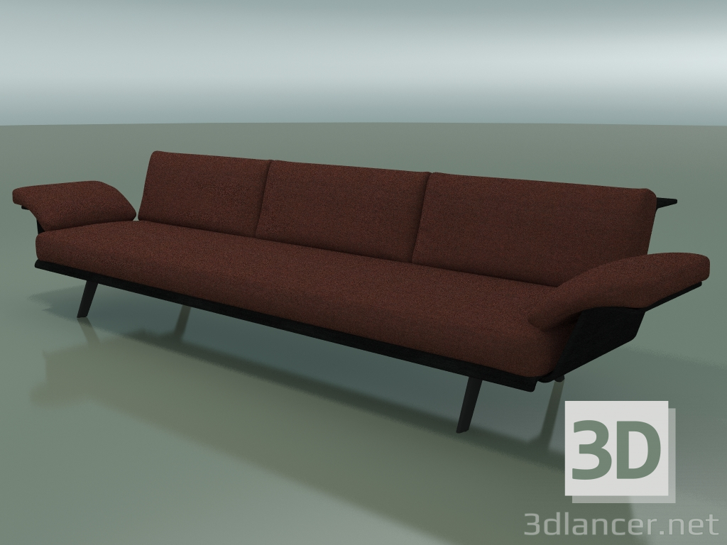 3d model Central module Lounge 4405 (L 270 cm, Black) - preview