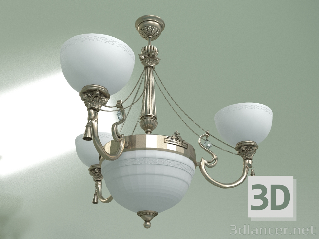 3d model Chandelier ROMA KLOSZ ROM-ZW-3 + 1 (P) - preview