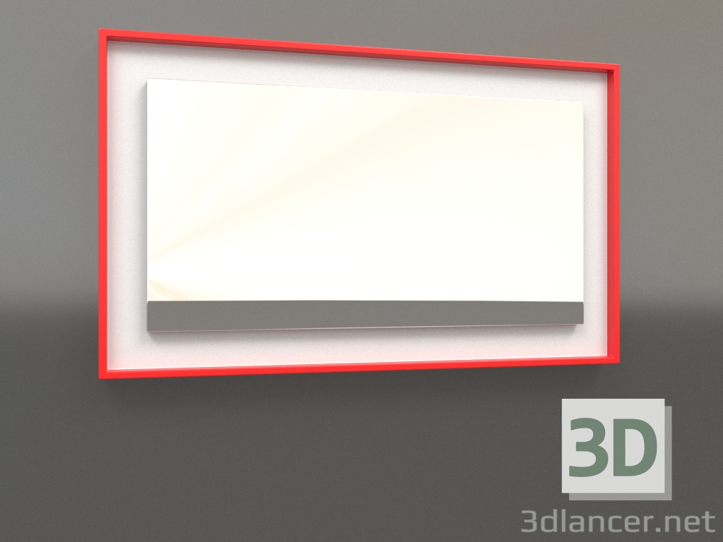 3d модель Дзеркало ZL 18 (750x450, luminous orange, white) – превью