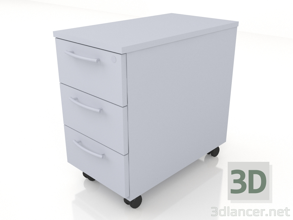 3D Modell Rollcontainer Basic KKT130 (334x600x586) - Vorschau