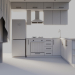 Cocina 3D modelo Compro - render