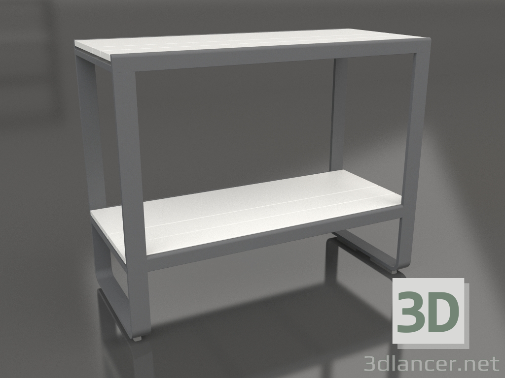 3d модель Стелаж 90 (DEKTON Zenith, Anthracite) – превью