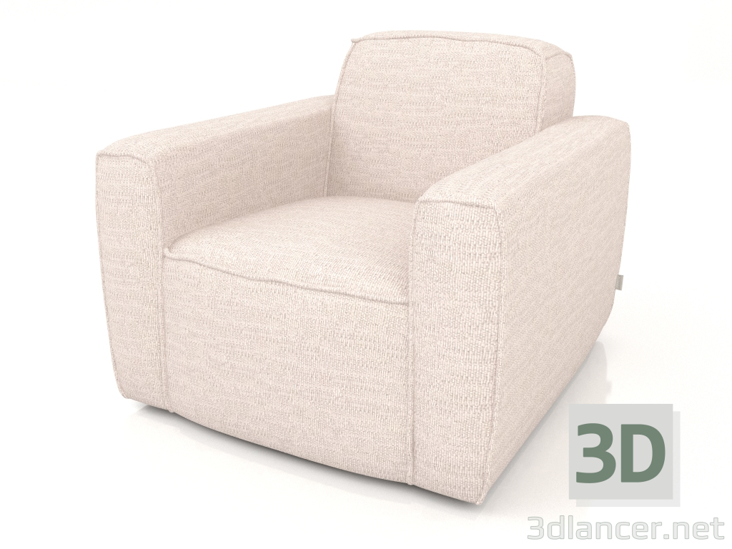 3d model 1-seater sofa Bor (Beige) - preview