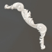 3d model Gypsum corner element DELH 001-1B (349x314x30) - preview