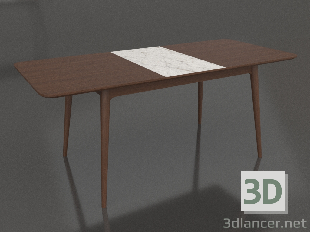 3d модель Стіл обідній Екарма розкладний 1840х800 мм (Walnut light, варіант 1) – превью