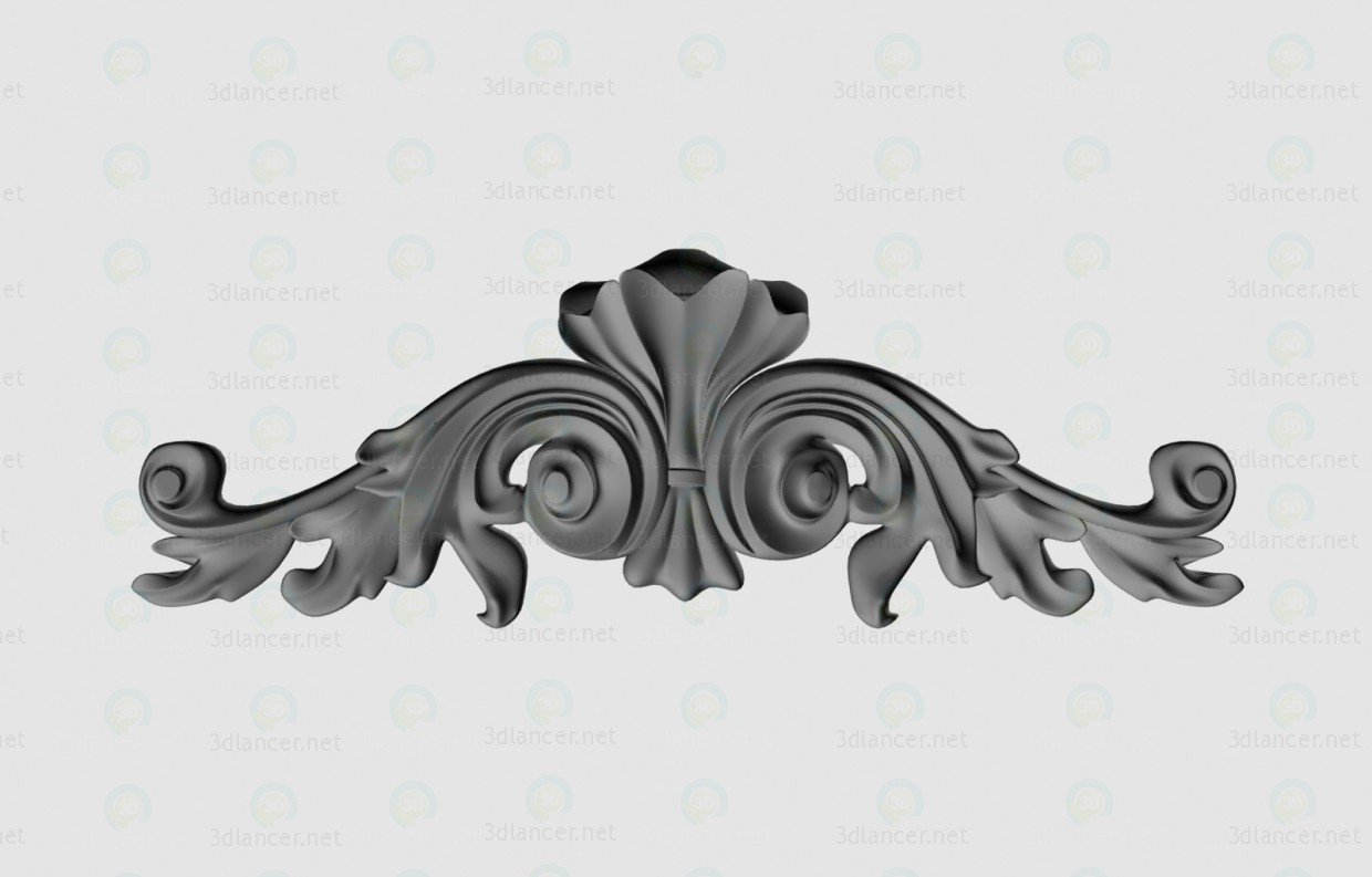 3d model Stucco decorative - preview