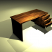 3d model Mesa de madera - vista previa