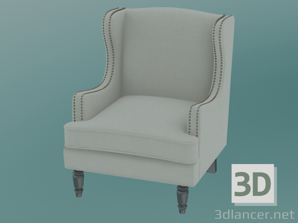 modèle 3D Fauteuil Evreux - preview