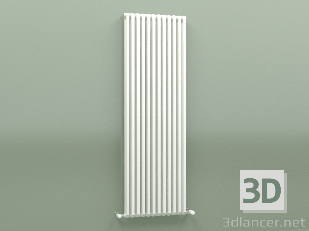 3d model Radiador SAX 2 (H 1500 12 EL, blanco estándar) - vista previa