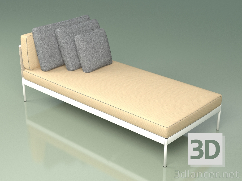 3d model Sofá modular (357 + 330, opción 2) - vista previa