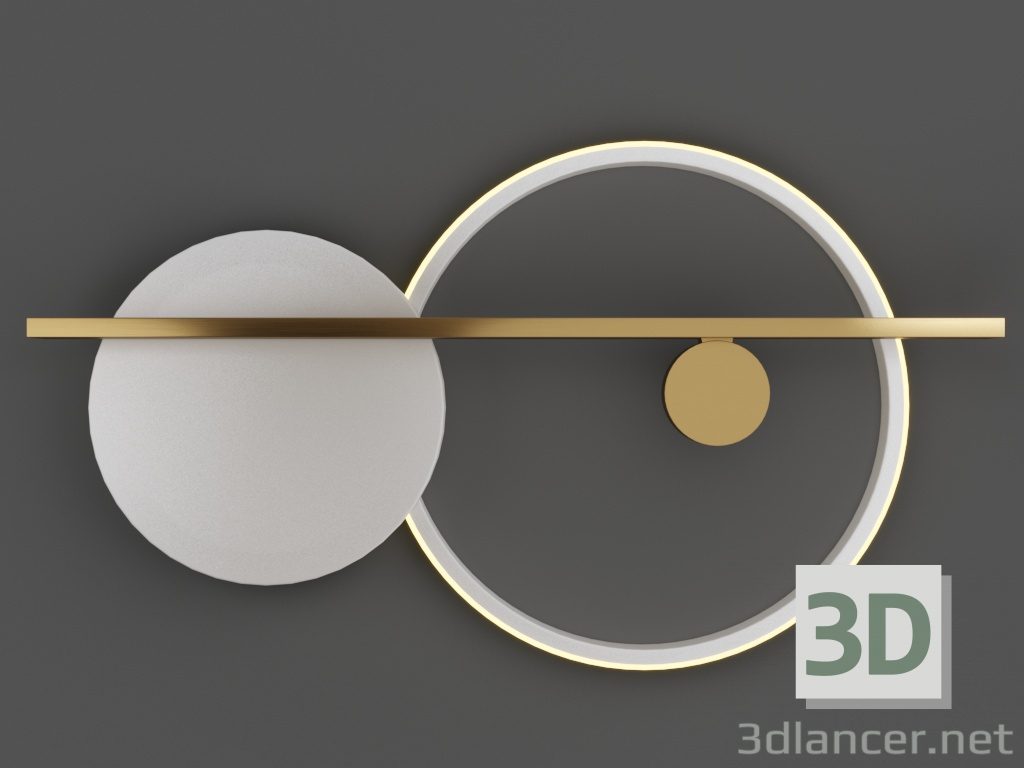 3d модель Round White 44.4680 – превью