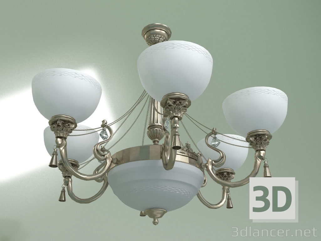 Modelo 3d Lustre ROMA KLOSZ ROM-ZW-6 + 1 (P) - preview