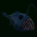 3d Angler fish model buy - render