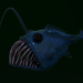 3d Angler fish model buy - render