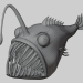 3d Angler fish model buy - render