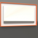 3d model Mirror ZL 18 (750x450, luminous bright orange, white) - preview