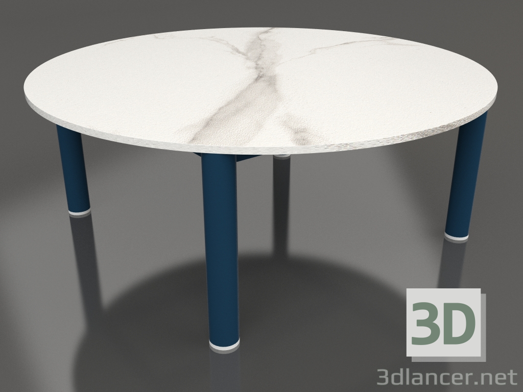 3d модель Стіл журнальний D 90 (Grey blue, DEKTON Aura) – превью