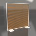 3d model Tabique de madera artificial y aluminio 150x150 (Roble dorado, Gris ágata) - vista previa