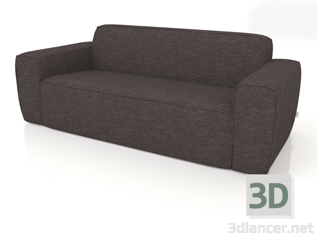 3D modeli 2,5 Kişilik Kanepe Bor (Antrasit) - önizleme