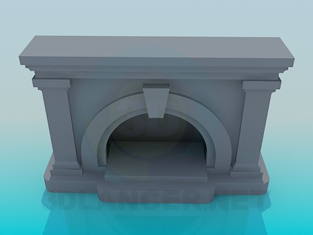 3d model Chimenea - vista previa