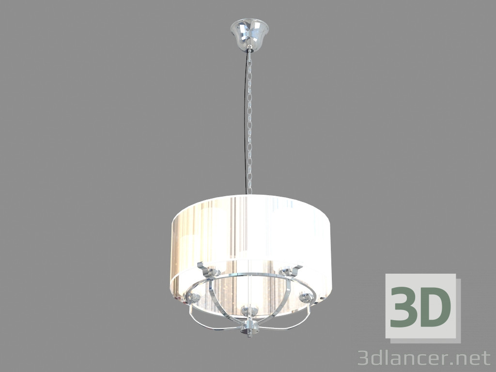 modello 3D Lampadario A1470SP-5CC - anteprima