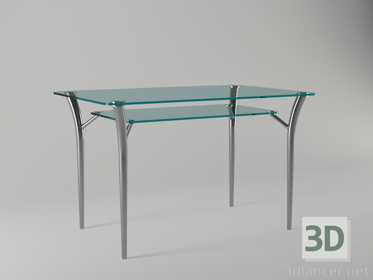 modèle 3D table de cuisine - preview