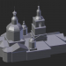 3d model Diveevo. es Catedral de kazan - vista previa