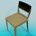 3d model Wooden chair - preview