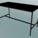 3d model Mesa rectangular Base alta 85x190x105 (negro) - vista previa