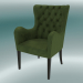 modèle 3D Fauteuil Davis (Vert) - preview